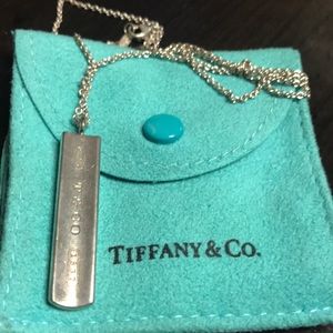 Tiffany bar necklace
